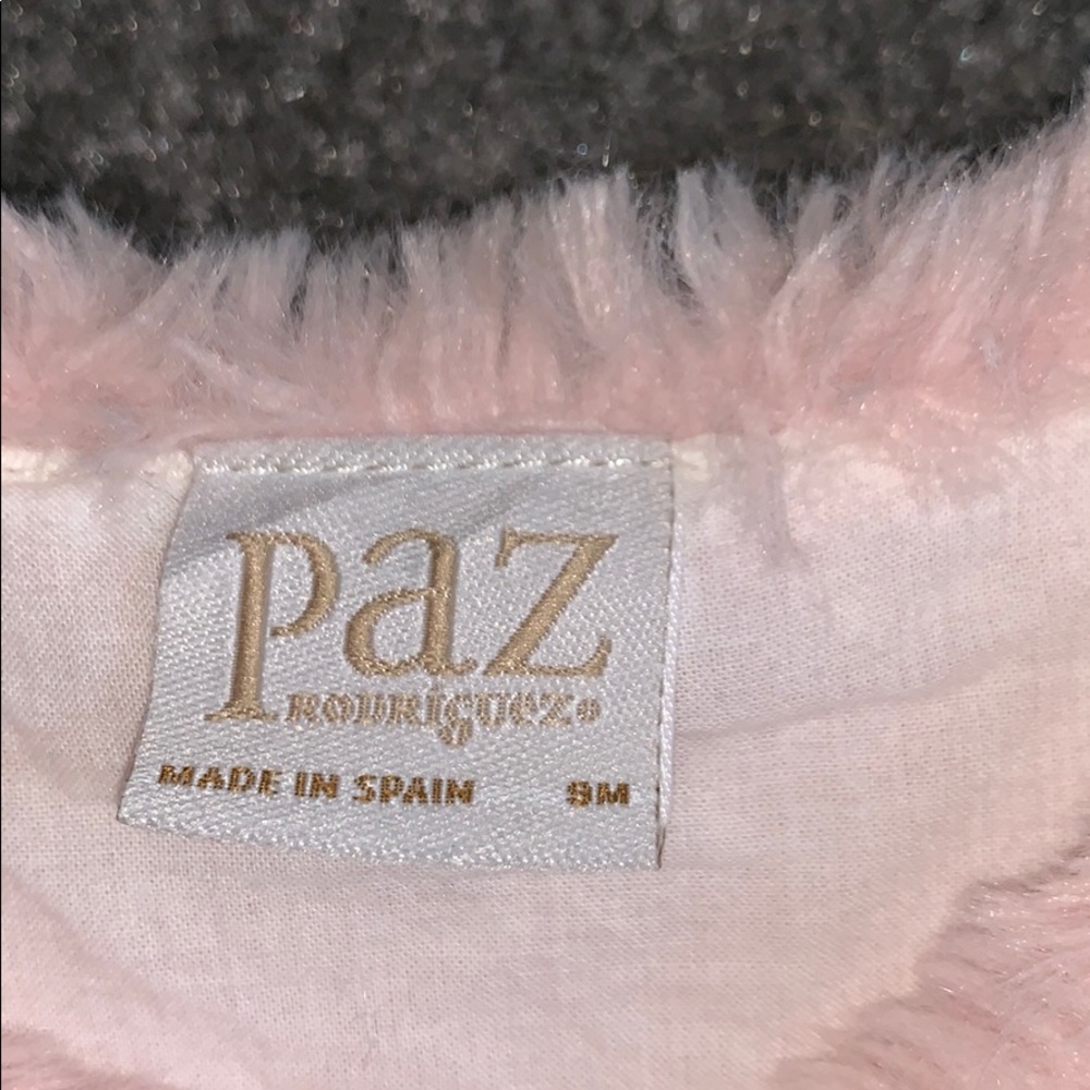Paz Rodriguez Faux Fur Vest 9 Months - Picture 2 of 3